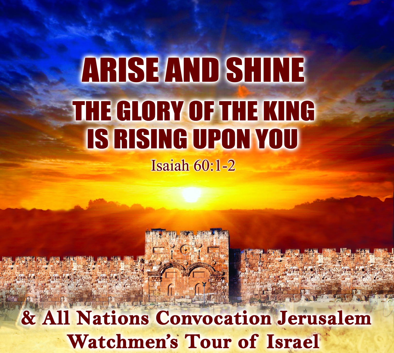 Yerushalem 13-27 settembre 2015 – XXVIII° All Nation Convocation Jerusalem