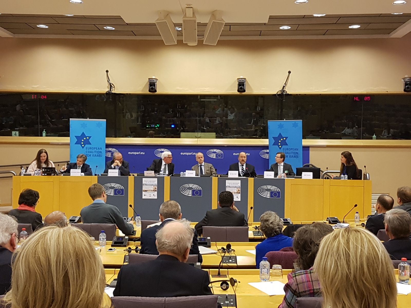 Bruxelles – Una delegazione di EDIPI alla riunione dell’European Coalition for Israel