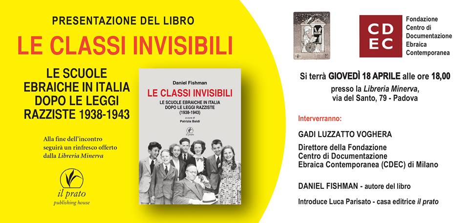 Padova – Presentazione del libro:  “Le classi invisibili”