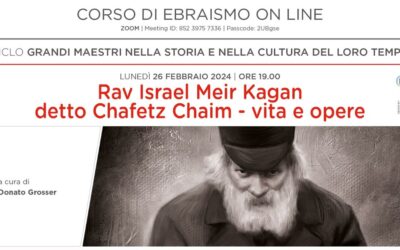 Vita e opere di Chafetz Chaim: l’evento di Kesher su zoom in programma il 26 febbraio 2024