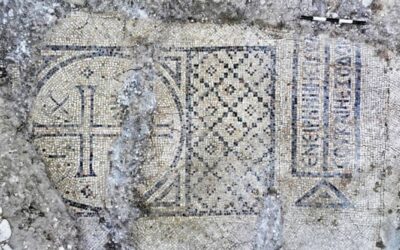 ISRAELE. Importante scoperta archeologica: un monastero bizantino ed il suo mosaico a Kiryat Gat.