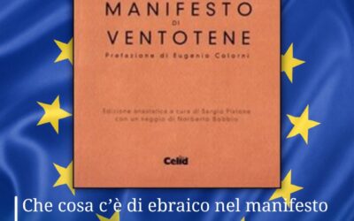 Che cosa c’è di ebraico nel manifesto di Ventotene
