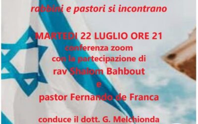 ANTISEMITISMO – Rabbini e Pastori si incontrano