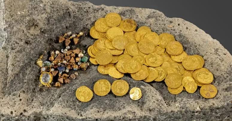 Tesoro bizantino di 1400 anni fa ritrovato a Sussita