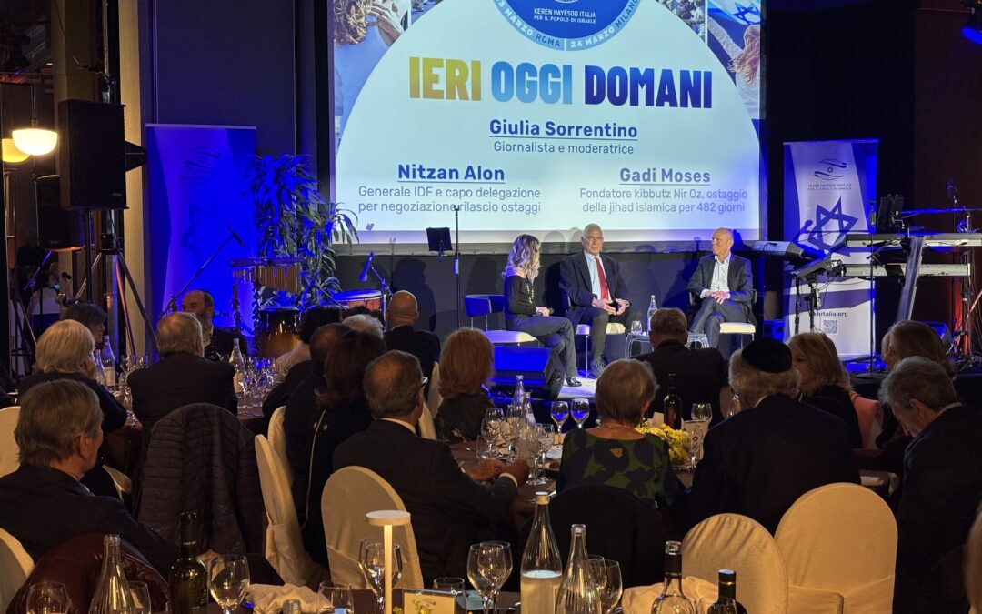 Keren Hayesod: Gala di Apertura Campagna 2026 – Roma e Milano (23–24 marzo)
